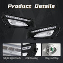 Alfândega Despachada Para KIA K5 Optima 2010 2011 2012 2013 Fog Lamps DRL Daytime Running Lights no Brasil Stock 2-3 Dias