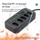 Extension, electrical extension, USB socket, power outlet line filter, 5 meters extension, electric extension, 110-220V,10A