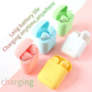 Macaron Wireless Bluetooth Fones de ouvido Bluetooth Fones de ouvido Música Fones de ouvido Esportes