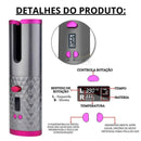 Cachos Perfeitos em Minutos – Ondulador Automático Sem Fio Profissional