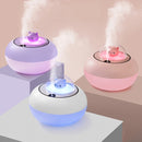 Umidificador De Ar Purificador 300ml humidificador Aromaterapia Infantil Planeta Portatil Usb Led Gatinho Kp-ll13