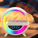 G-speaker Smart Station - Luminária Bluetooth Inteligente Estilo Quente RGB Luz Carregador Sem Fio Alarme Relógio Lâmpada De Mes