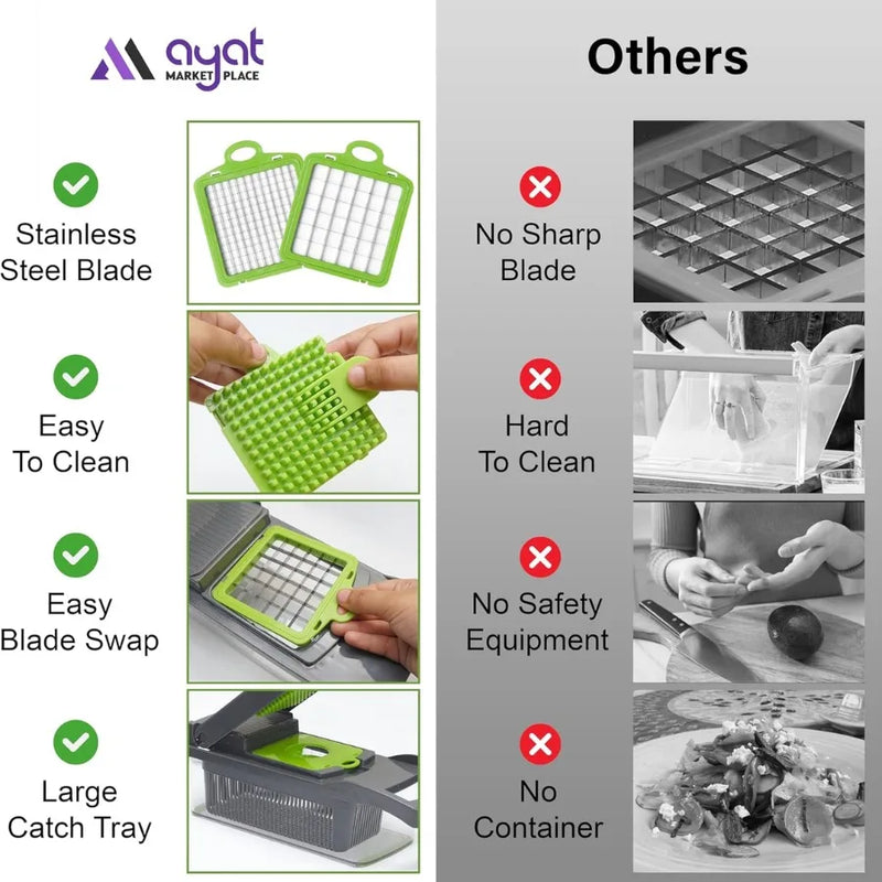 16 in 1 Vegetable Cutter-Multifunctional with Collector