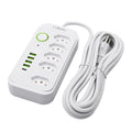 Extension, electrical extension, USB socket, power outlet line filter, 5 meters extension, electric extension, 110-220V,10A