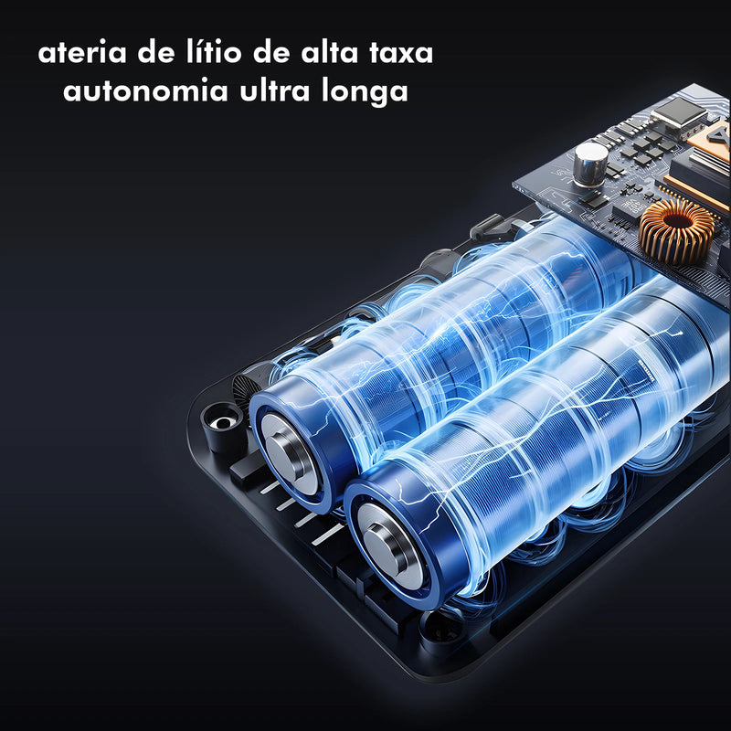 60W Wireless Portable Inflation Pump Battery 1800mAh * 2.5 Modes (Car/Bicycle/Motorcycle), LED Auto Shutdown, Type-C